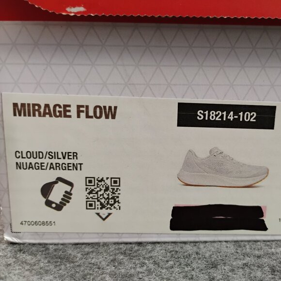NEW! Saucony Women's Mirage Flow Running Shoes Size 11 Cloud/Silver - Picture 7 of 9